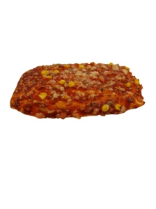 Sonkás-kukoricás pizzaszelet