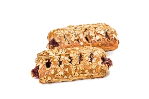 Teljes kiőrlésű zabos-málnás